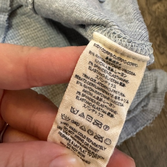 Free People Malibu Thermal Top- Light Grey - Picture 6 of 6